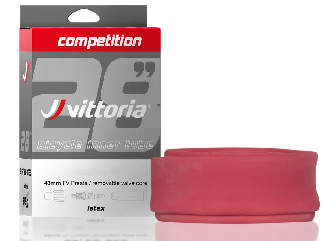 Vittoria Latex Cykelslange 700x30-38C Presta FV 48mm - racerventil