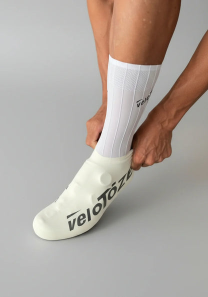 Velotoze Short Shoe Covers 2.0 White - Short Shoe Covers