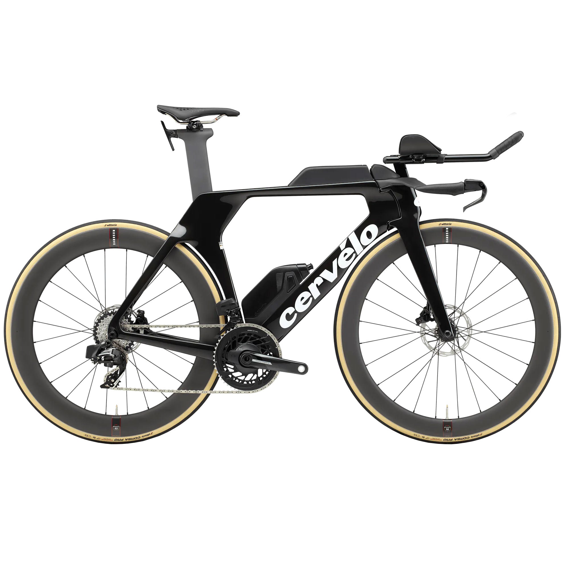 Cervelo P5 Sram Force AXS - Five Black - Triathlon cykel - 2025