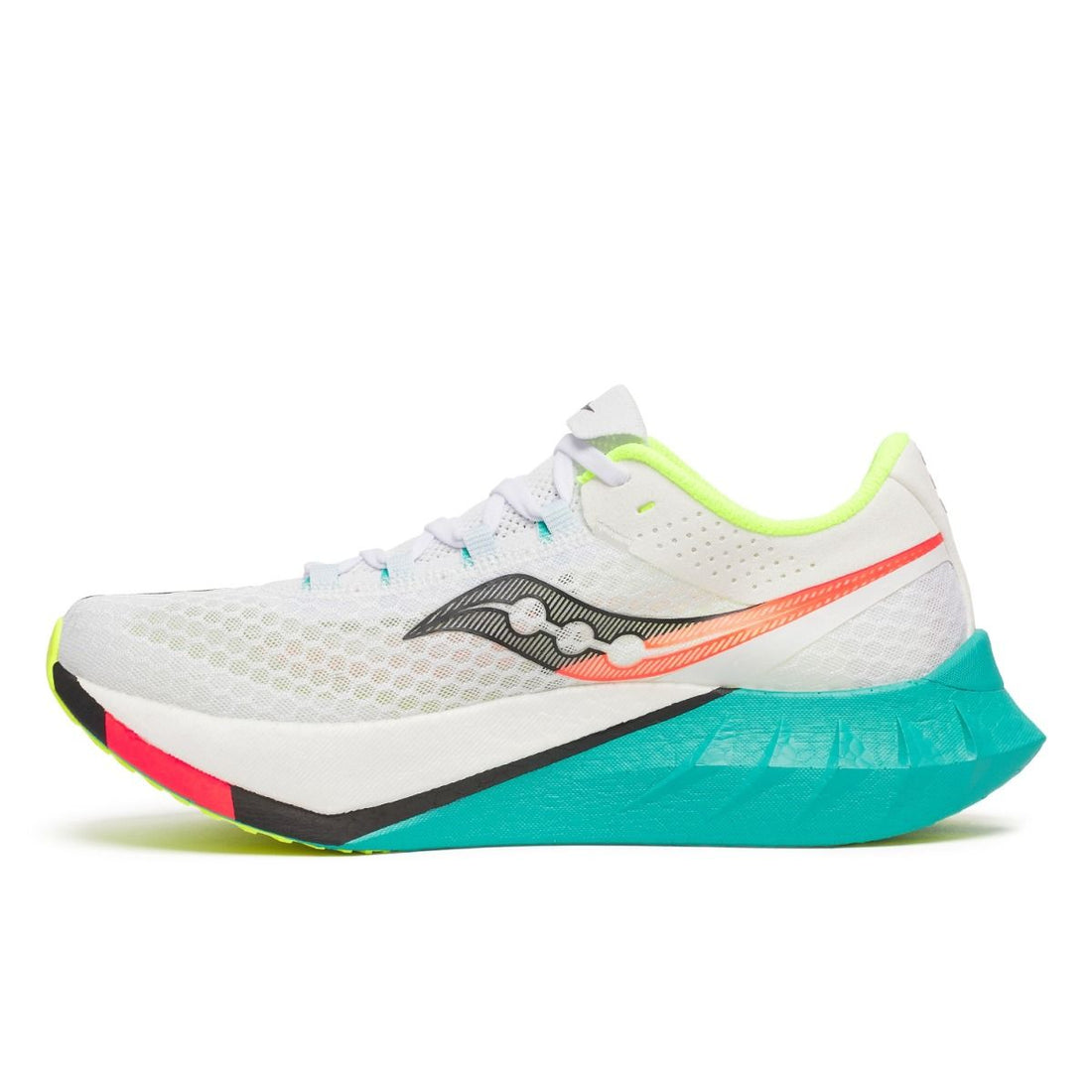 Saucony Endorphin Pro 4 White/Mutant - Carbon Løbesko Herre