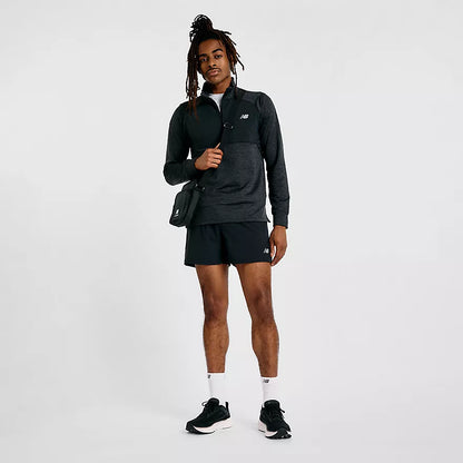 New Balance Mens Athletics Heat Grid 1/2 Zip Løbetrøje