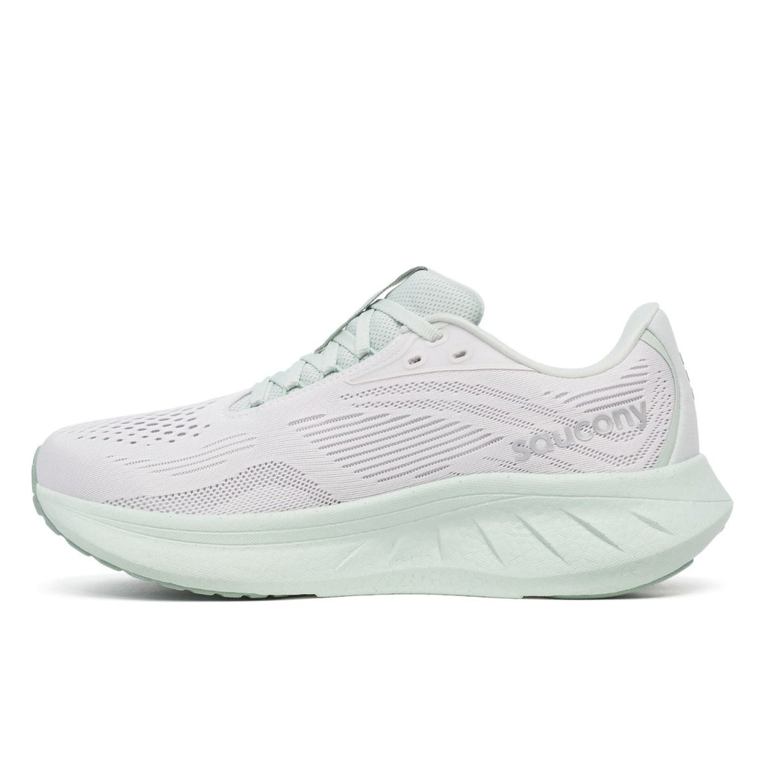 Saucony Ride 18 Ice Fog/Mist - Løbesko Kvinder