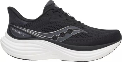 Saucony Triumph 23 Running Shoes Triple Black - Men&