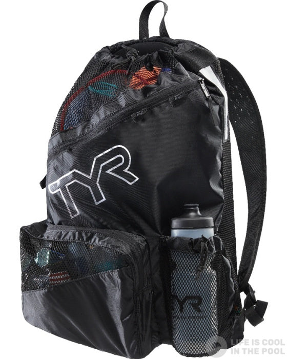 TYR Elite Team Mesh Svømmetaske 40L - Sort