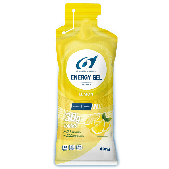 Energi Gels fra 6D Sports Nutrition - Lemon
