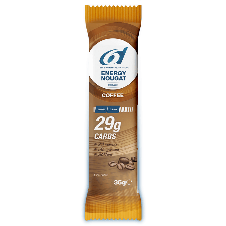 Nougat Energibar fra 6D Sports Nutrition