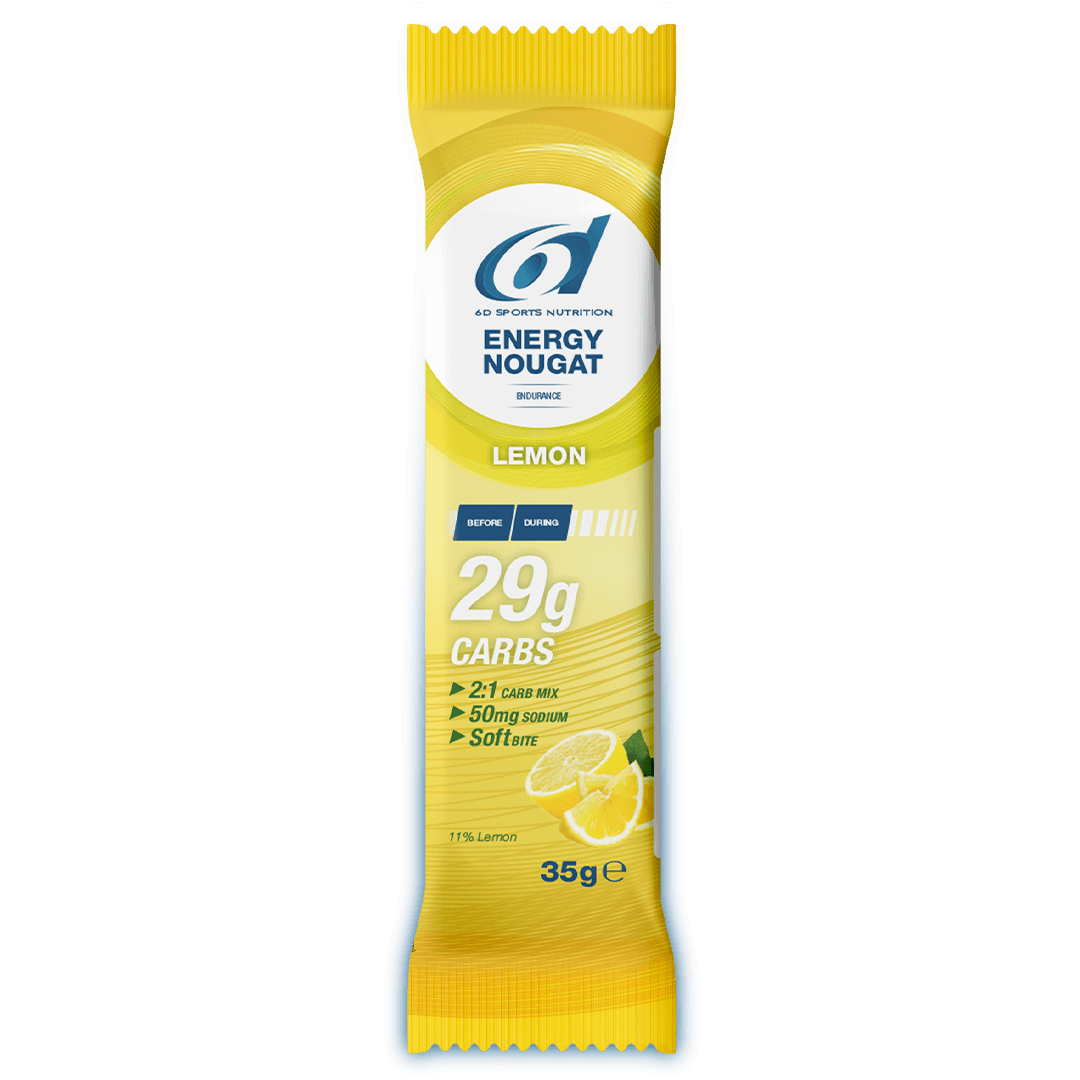 Nougat Energibar fra 6D Sports Nutrition