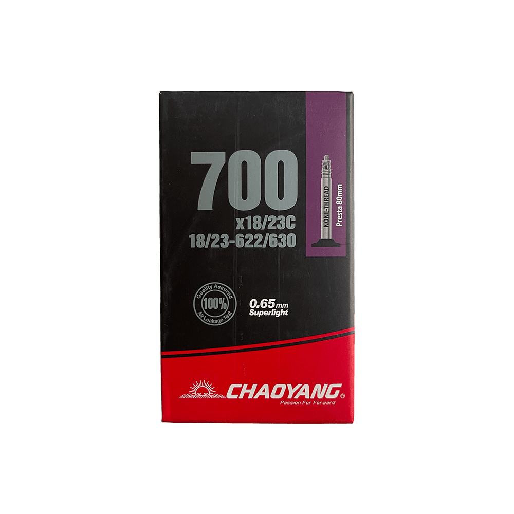 Chaoyang Slange Light 700x18/23c Presta 80mm - racerventil