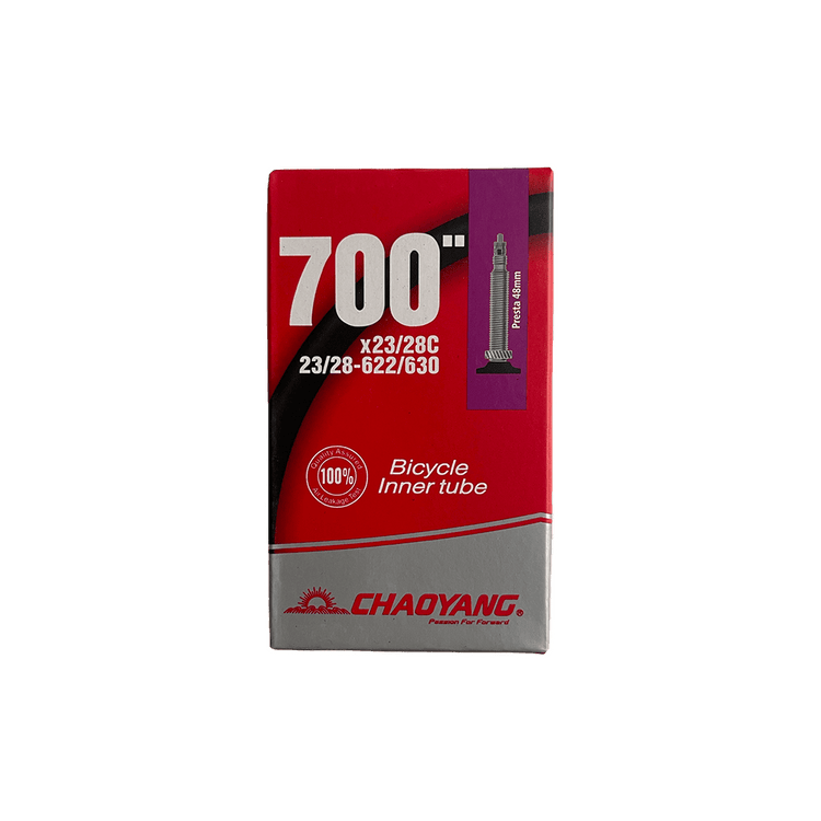 Chaoyang Slange 700x23/28c Presta 48mm - racerventil