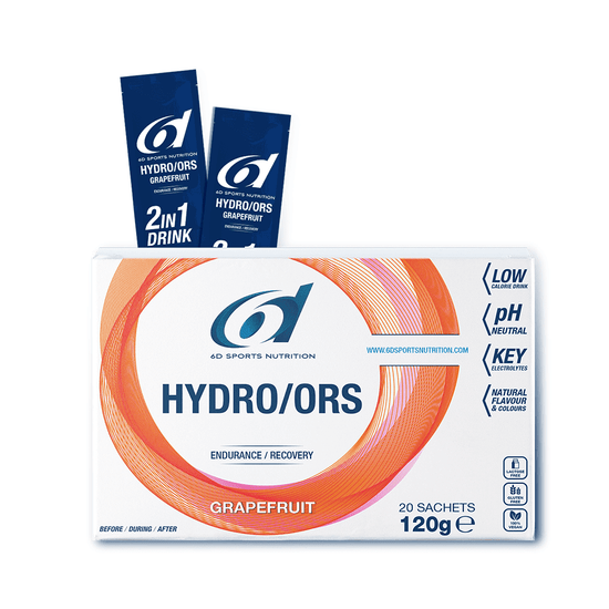 Elektrolytter fra 6D Sports Nutrition - Hydro/ORS med Grapefrugtsmag